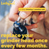 LuckyTail Dog Nail Grinder with Hard & Soft Replacement Heads, Premium Quality Professional Trimmers for Small & Large