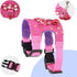Wontee Small Pet Harness Vest and Leash Set for Gerbil, Guinea Pig, Squirrel, Kitten - M, Pink Star