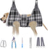 BEAUTYZOO Dog Grooming Hammock, Medium Dog Sling for Nail Trimming, Dog Hanging