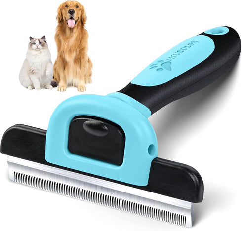 MIU COLOR Pet Grooming Brush, Deshedding Tool for Dogs & Cats, Reduces Shedding by up to 95%