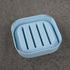 Healthy Slow Feeder Dog Bowl for French Bulldog - Striped Pattern, No Choking, Blue