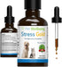 Pet Wellbeing Stress Gold for Cats - Supports Relaxation, Travel, Vet Trips, 2 oz (59 ml) Herbal Supplement