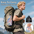 Hammocks 2 500 lbs Hammock Backpacking ALAZA Paisley Crayon Drawing Camping Single or Person Portable Parachute Travel