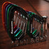 FresKaro 5pcs Nano Carabiner Clips, 8kN 1798lbs Small Sturdy Reliable Strong Spring Wiregate (Choice of 5 Colors)
