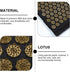 2pcs Yoga Massage Mat Comfortable Acupressure Pillow for Full-Body Relaxation Portable Design Carry Bag for Neck Back