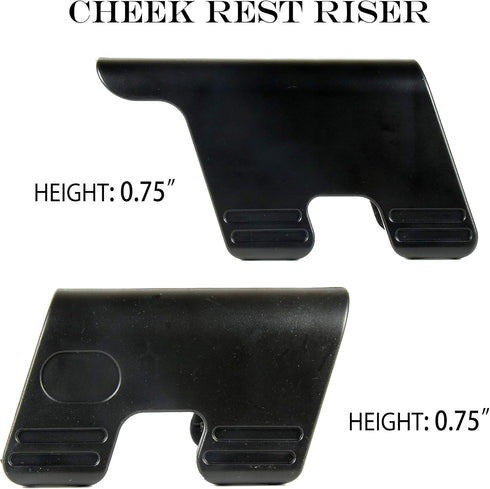 TACFUN Cheek Rest Riser, 2pcs Combo - Height 1.25" and 0.75"