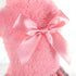 Dog Sweater for Small Dogs, Warm Fleece Dress for Fall, Plaid Pink Sweater for Chihuahua Yorkie Teacup Dogs