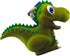 PetSport Naturflex Jumbo T-Rex Latex Dog Chew Toy | Huge, All-Natural, Soft, Squeaky, Non-Toxic Rubber Chew Toy | Safe for Indoor Play | 12"