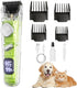 PUKACO Dog Clipper for Grooming Low Noise, 3-Speed Cordless Dog Grooming Kit, Rechargeable