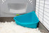 Lixit Corner Litter Pan for Ferrets, Rabbits, Rats, Guinea Pigs, Blue, Pack of 1
