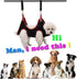 Dog Grooming Hammock Harness - Breathable Pet Cat Hammock Restraint Bag for Trimming Nail and Ear/Eye Care