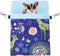 Wontee Small Pet Sleeping Pouch Sleep Bag, Warm Bed Hideout for Hamsters, Hedgehogs, Sugar Gliders, Squirrels (L, Blue