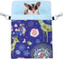 Wontee Small Pet Sleeping Pouch Sleep Bag, Warm Bed Hideout for Hamsters, Hedgehogs, Sugar Gliders, Squirrels (L, Blue