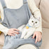 Pet Carrier Apron with Sleeping Pocket, Portable Hands-Free Shoulder Front Cat Sling Carrier Bag for Small Dog