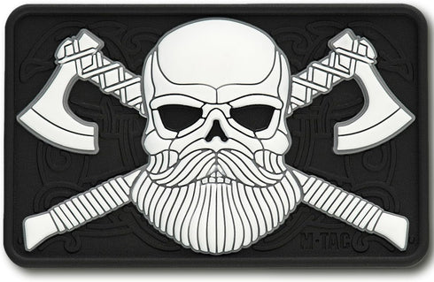M-Tac Tactical Beard Skull Patch - Morale Patch for Military Gear, Army Patches for Clothes and Hats