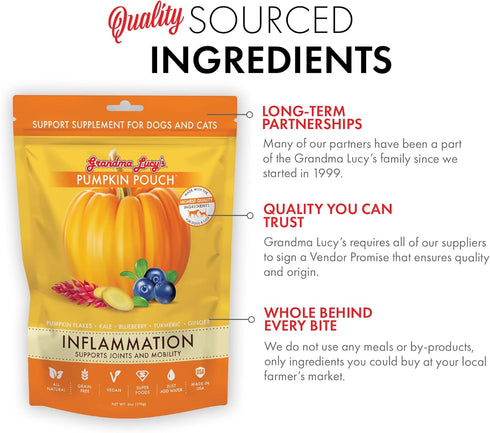 Grandma Lucy's Pumpkin Pouch, 6 oz, Inflammation