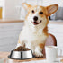8 Pack Stainless Steel Dog Bowls - Non-Slip Pet Feeding Bowls with Rubber Base for Cats & Dogs (7 oz)