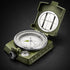 YKFLEXT Military Lensatic Compass, Hiking Compass for Survival Water-Resistant Outdoor Hiking Survival Direction Finder