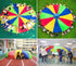 Youngchy 8ft 10ft 12ft (8 8 Parachute with Handles Play Parachute Games for Outdoor Team Games,waterproof reinforced
