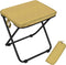 TIXIPEM Small Foldable Backpack Stool, 12-Inch Mini Portable Camping Stool Folding Chair Collapsible