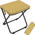 TIXIPEM Small Foldable Backpack Stool, 12-Inch Mini Portable Camping Stool Folding Chair Collapsible