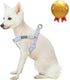 Blueberry Pet 4 Patterns Step-in Velvety Polka Dot Flocking Dog Harness, Pastel Purple, Chest Girth 20" - 26", Medium,