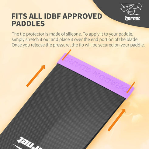 Purple Dragon Guard Paddle Tip Protector for Dragon Boat