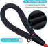 VIVAGLORY Strong Rope Dog Leash, 3ft Durable Short Leash with Soft Neoprene Padded Handle for Small Medium Dogs, Red