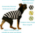 YQYS Dog Shirts, Multi-color Striped Cotton Vest for Small Dogs and Cats, Tank Top for Chihuahua, Green Small