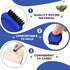 Nuanchu Pocket Golf Club Groove Brush - Mini Golf Club Cleaner Tool for Cleaning Golf Heads, Balls, Shoes, Black, Red,