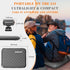 GDREAMT Backpacking Inflatable Seat Cushion, Self-Inflating Memory Foam Stadium Seats Cushion Portable Camping Air-Foam
