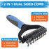 Dog Brush for Shedding, 6 PCS Pet Slicker Hair Brush Kit with Organizer Bag for Dogs & Cats