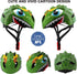 Toddler Helmet Kids Bike Helmet - 3D Dinosaur Design Protective Gear Set for Kids Age 3-8, Safety Certified.