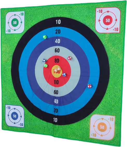2 CHICIRIS Golf Chipping Game Mat, Fast Assembly Sided Non Slip Grip Practice Swing Training Tool with Sturdy ABS