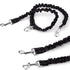 Double Dog Leash for Two Dogs - No Tangle, Comfortable Shock Absorbing Bungee Leash