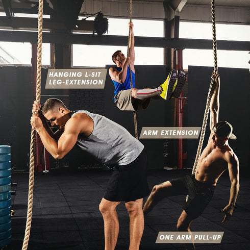 Yes4All Gym Climbing Rope for Fitness & Strength Training, Home Workouts & Climbing Exercises