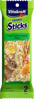 Vitakraft Rabbit Popped Grains & Honey Treat Sticks, 2 Pack, 3.0 Ounce