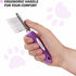 Poodle Dematting Fur Rake Comb Brush for Dogs and Cats, 2.5" Steel Safety Blades