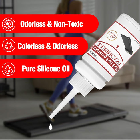 WSBXBB 2 Pack 6 oz, 100% Walking Pad Belt Lubricants/Lubes, fl Premium Pure Silicone,High Temperature Resistant