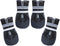 Dimicoo Breathable Mesh Dog Boots - Nonslip Soft Rubber Sole Dog Shoes for Medium Large Dogs, Pack of 4