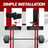 Yes4All Attachments Capacity 1000 LBS for 2x2" Tube - Power Cage including J-Hook, Spotter Arm, Dip Bar