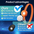 ZFSJTAG GPS Tracker for Cats, Cat GPS Tracker, Compatible with Apple Find My App (Only iOS), No Monthly Fee, Waterproof