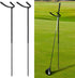 U Shaped Golf Club Holder Keeps Your Clubs Clean Dry Visible, Soft Rubber Covered Metal Easy to Carry