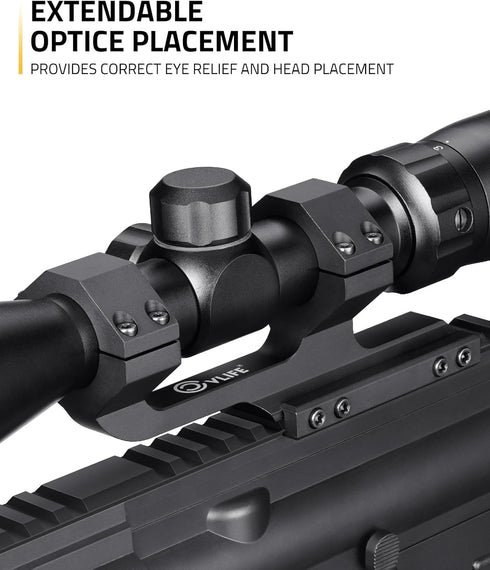 Offset CVLIFE Cantilever Scope Mounts, Dual Ring One-Piece Scope Mount, Lightweight Aluminum