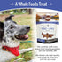 All Natural Dog Treats, Trout & Apple, Soft, Grain Free, Human-Grade, 5oz Bag for Dogs & Puppies