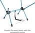 Helinox Chair Anchor to Secure Lightweight Beach and Camp Chairs in Windy Weather