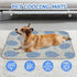 imiBBWQu Set Summer 27" 22" Cooling Dog Bed Lovely Easter Eggs Dog Cooling Mat Washable Pet Pad Bed Mat Cat for Desk