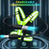 Simket LED Light Up Running Vest, High Visibility Reflective Vest for Night Walking and Running
