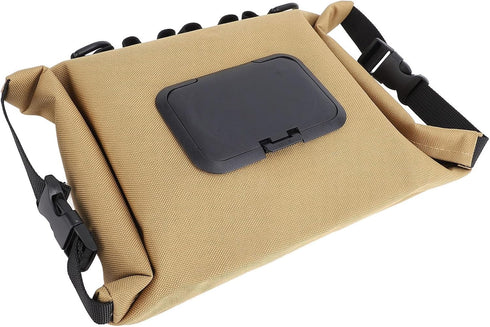 BTSEURY Travel Camping Wipes Dispenser Pull Out Type Large Capacity Canvas Portable Camping Wet Wipe Pouch for Office