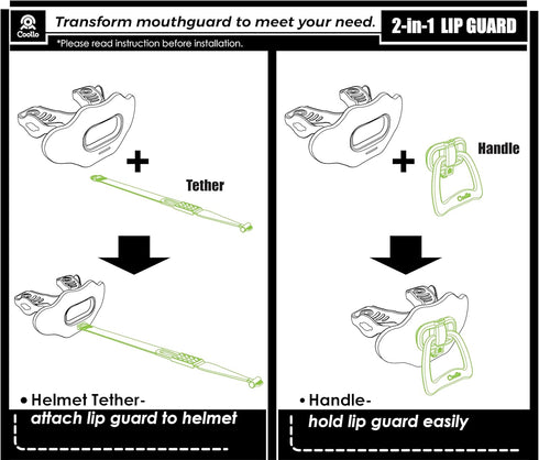 2-in-1 Football Mouth Guard Lip Guard Transformer Pacifier Football Sports Lip Protector for Adults & Youth USA Flag